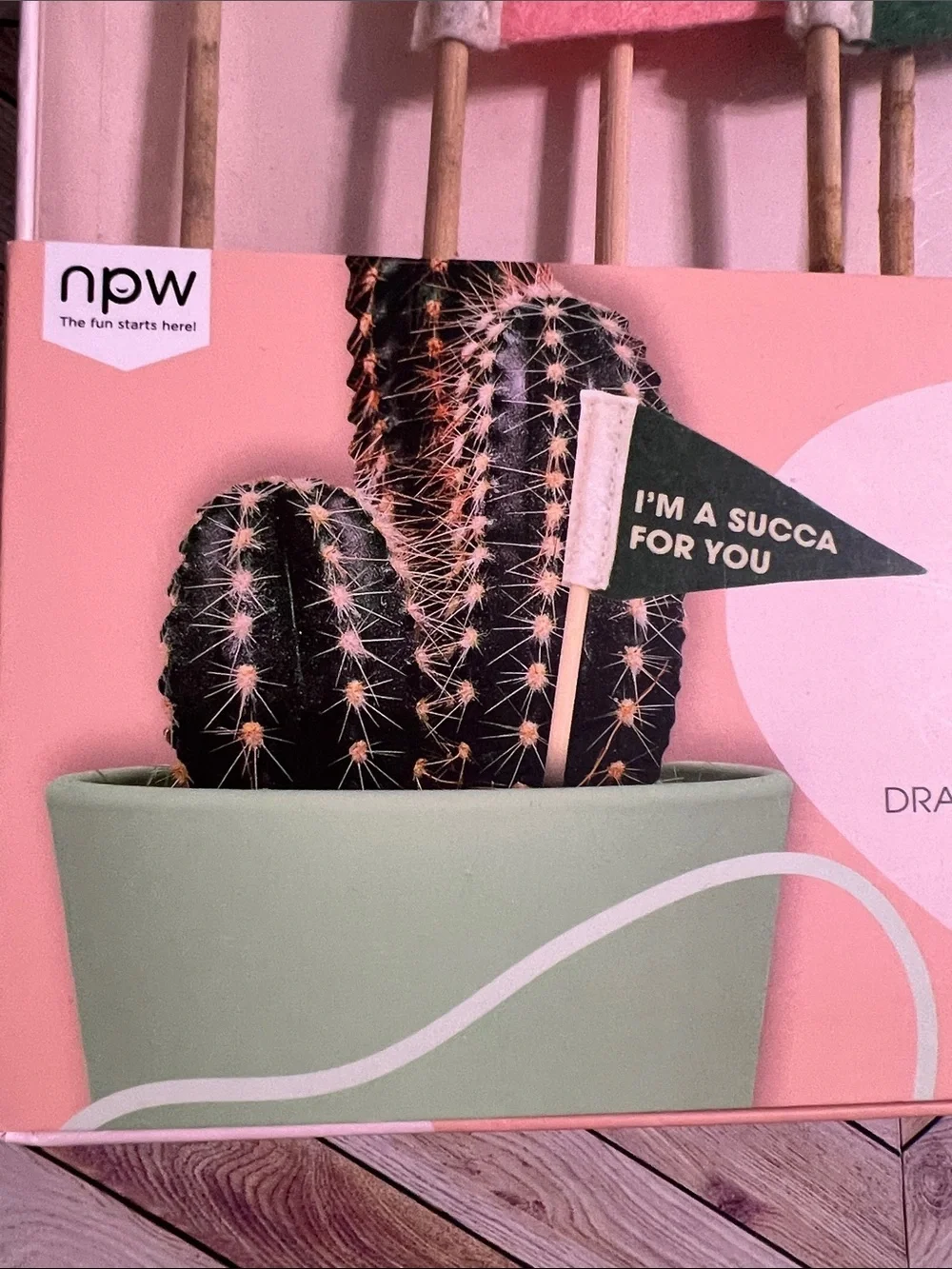 Plant Flags Felt Set - Pink, Green, Yellow